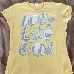 Millau Kids Yellow Graphic Tee